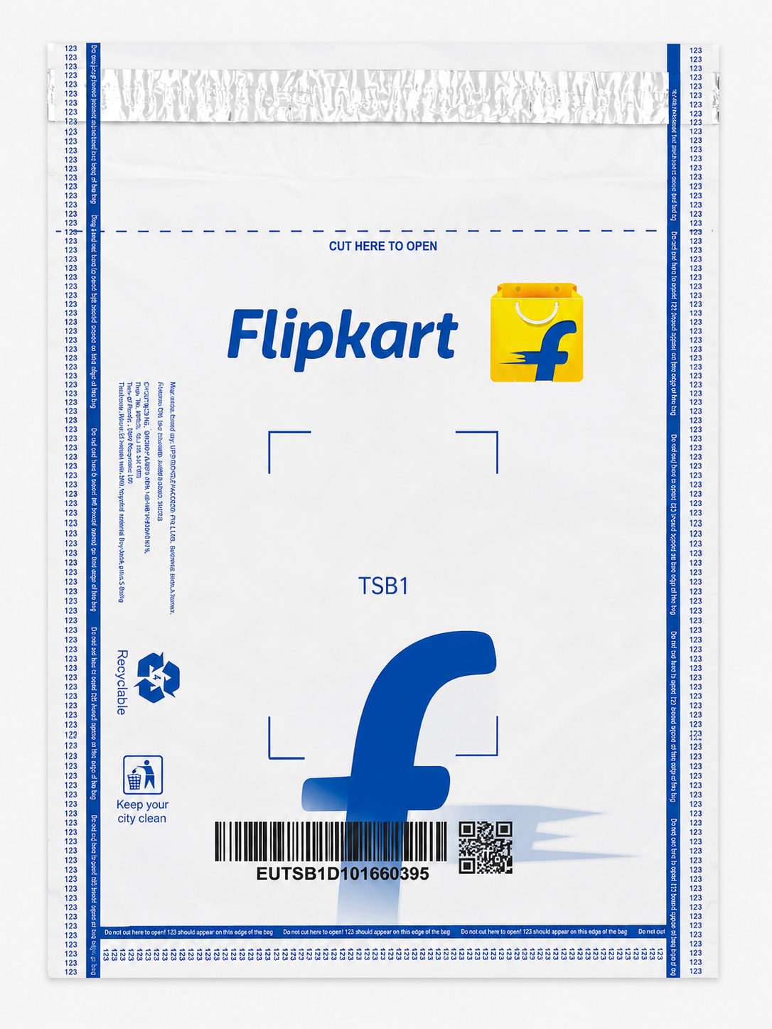 Flipkart Transparent 6x7 - Pack of 100 (Barcoded)