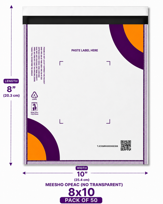 Meesho 8x10 Opeac - Pack of 50