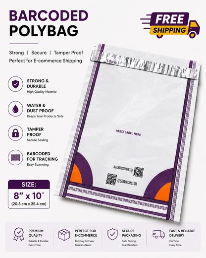 Meesho 8×10 Polybag (Pack of 100)