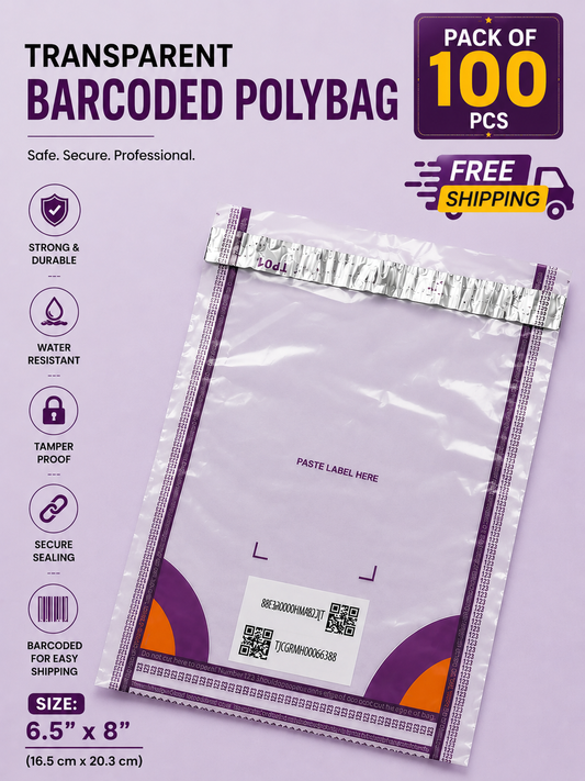 Meesho 6×8 Transparent Polybag (Pack of 100)