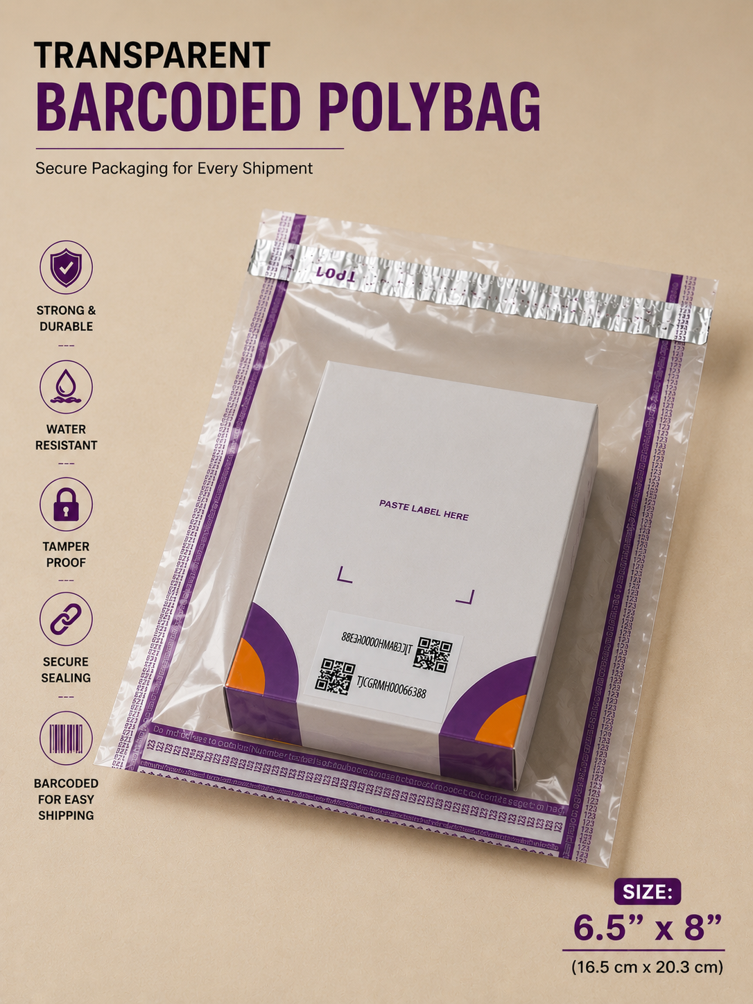 Meesho 6x8 Transparent - Pack Of 100