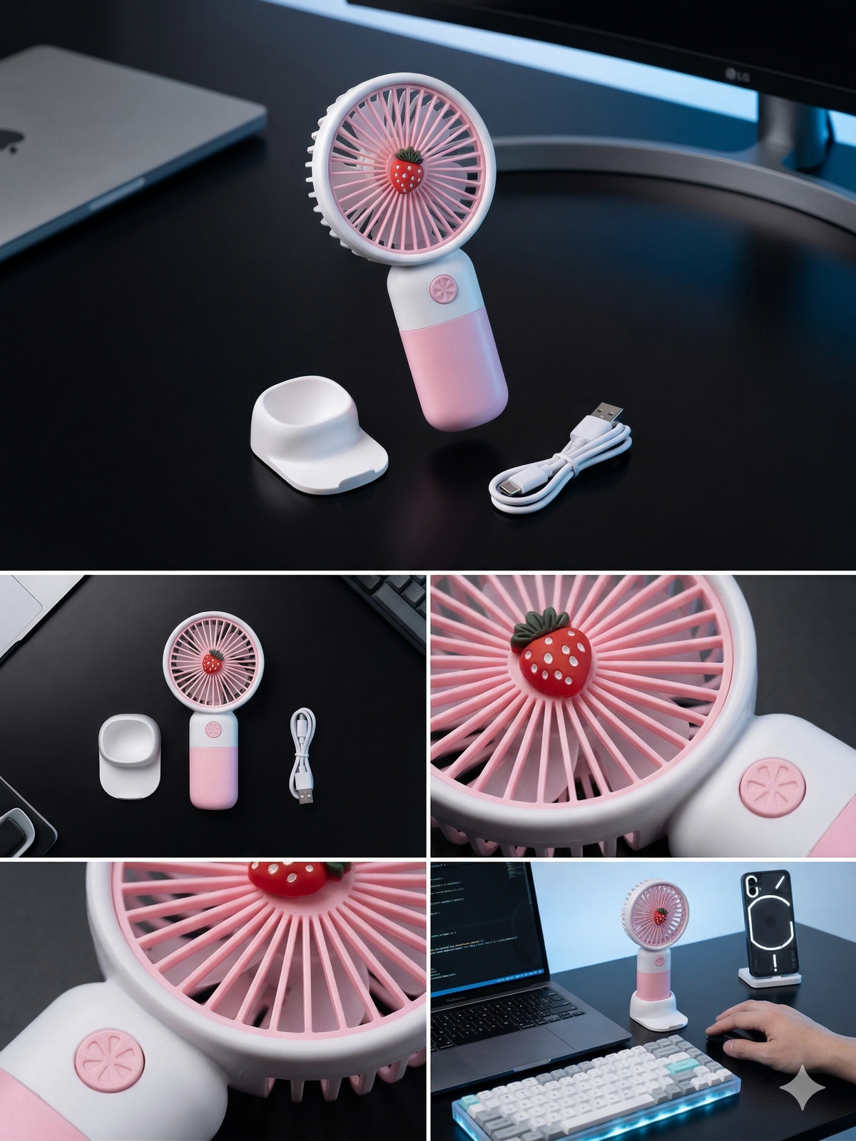 Mini Handheld Fan – Wholesale Pack for Resellers (10 / 20 Pcs & Reseller Kit)