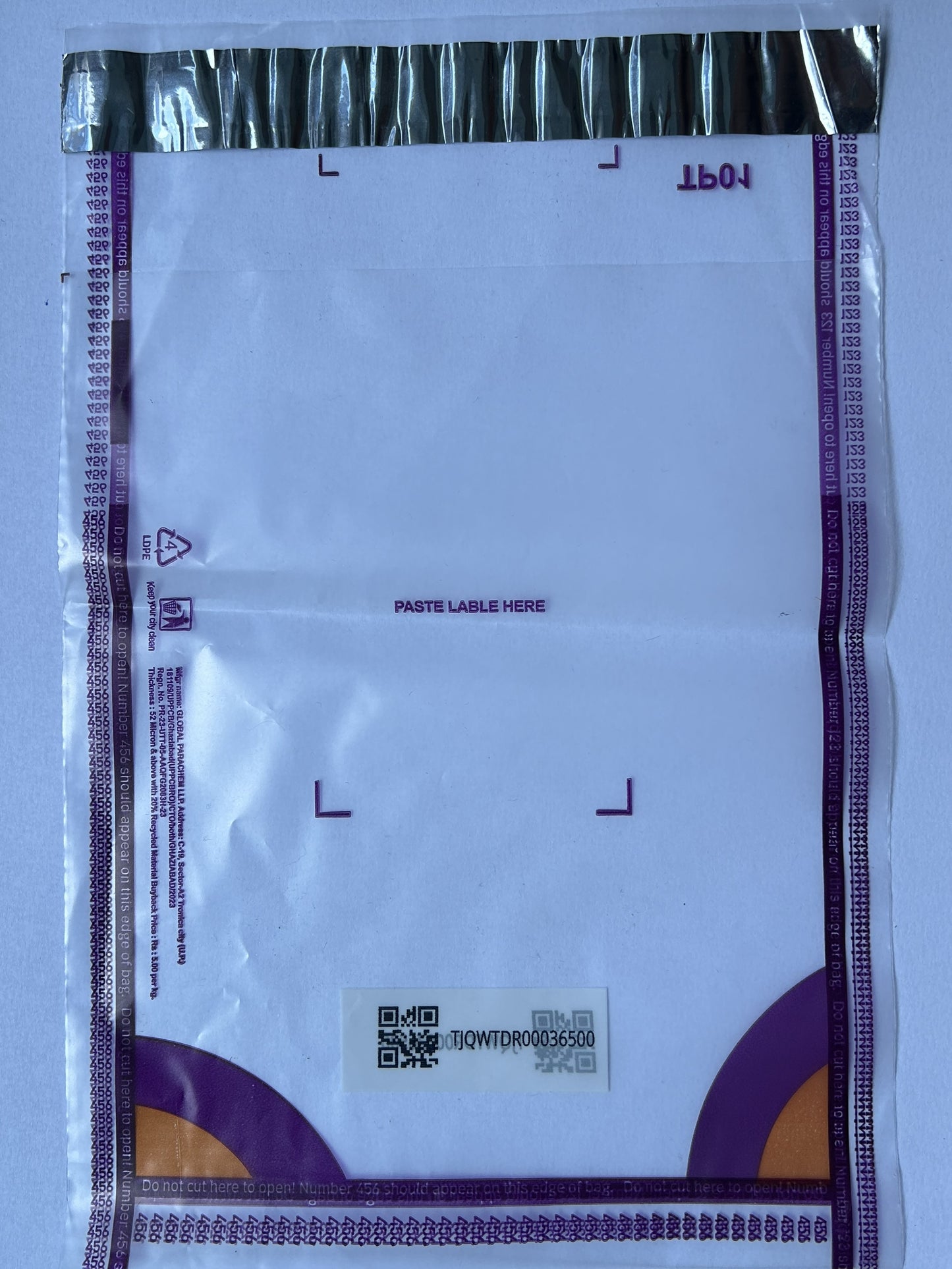 Meesho 6x8 Transparent - Pack Of 100