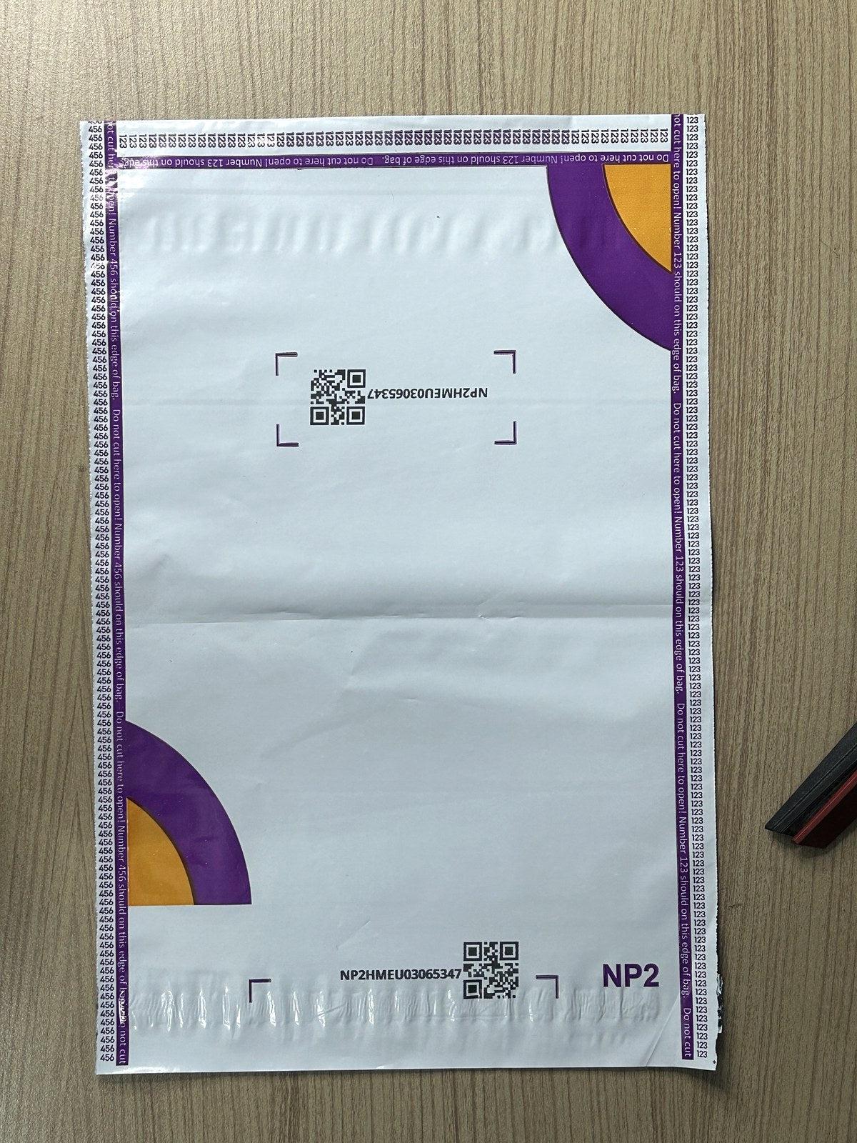 Meesho opaque polybag – actual product photo (front)