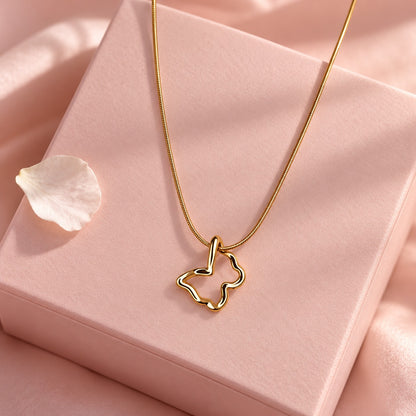 Butterfly pendant necklace - photo 2