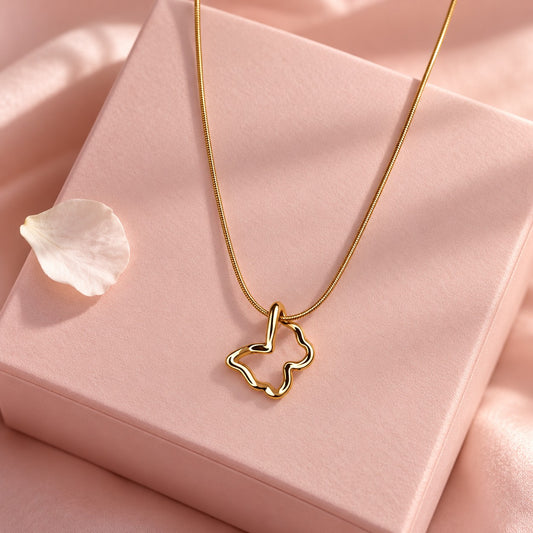 Butterfly pendant necklace - photo 2