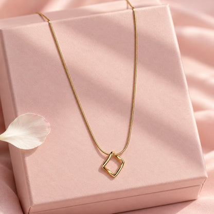 Square pendant necklace - photo 2