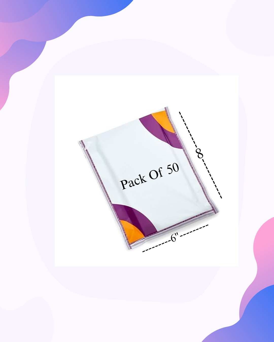 Meesho 6×8 Polybag (Pack of 50)