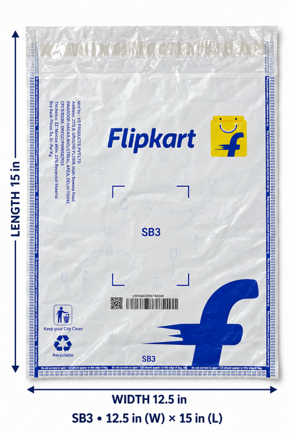 Flipkart SB3 security bag 12.5x15 inch - front
