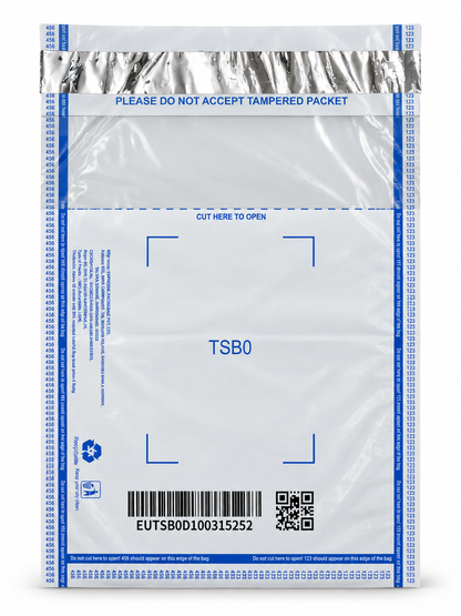 Flipkart TSB0 tamper-proof security bag - back